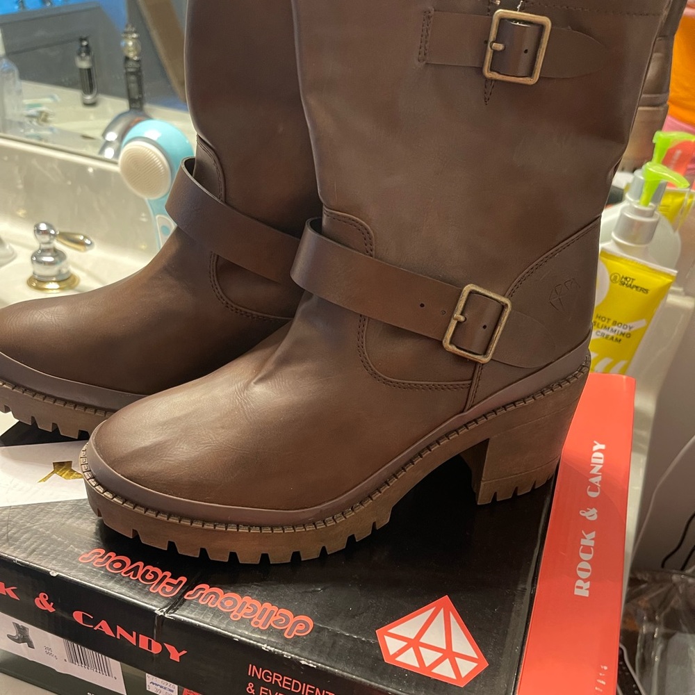 Brown boots